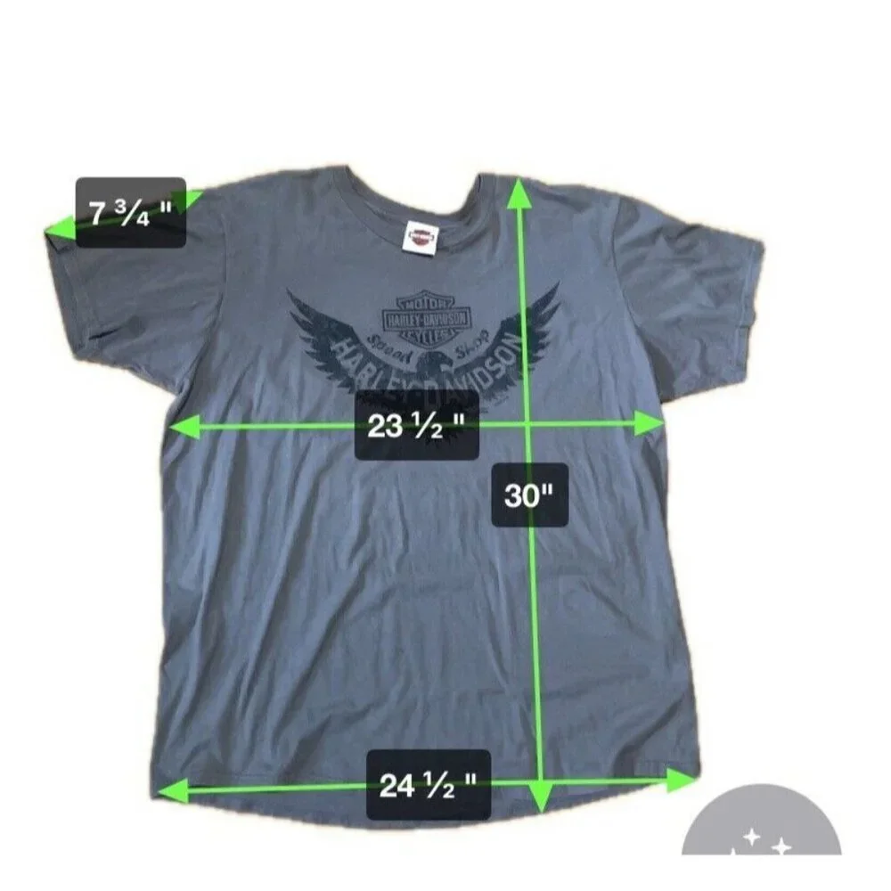 Harley Davidson T-shirt Mens 2XL Grey 2016 HD Savannah GA Timeless Legen… - Picture 3 of 9